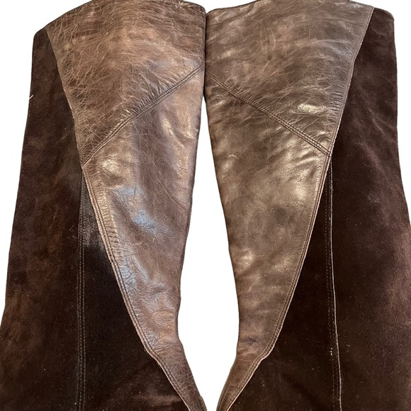 Gianni Bini Vintage Leather Knee High Boots - Picture 12 of 13